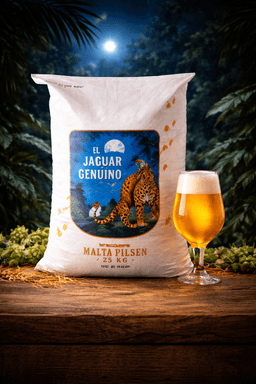 MALTA UMA PILSEN JAGUAR GENUINO X1KG